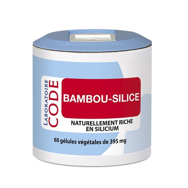 Bambou Silice - 60 gélules de 395 mg - Laboratoire Code Bambou Silice - 60 gélules de 395 mg - Laboratoire Code