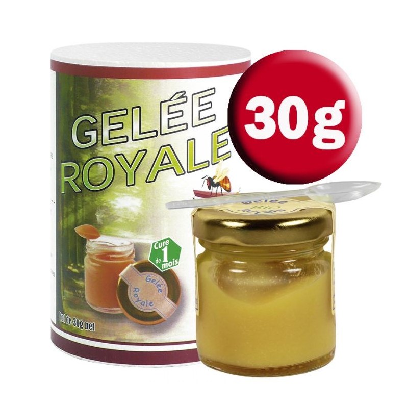 Gelée Royale Bio - Pot 30 gr - L’Abeille Forestière Gelée Royale Bio - Pot 30 gr - L’Abeille Forestière