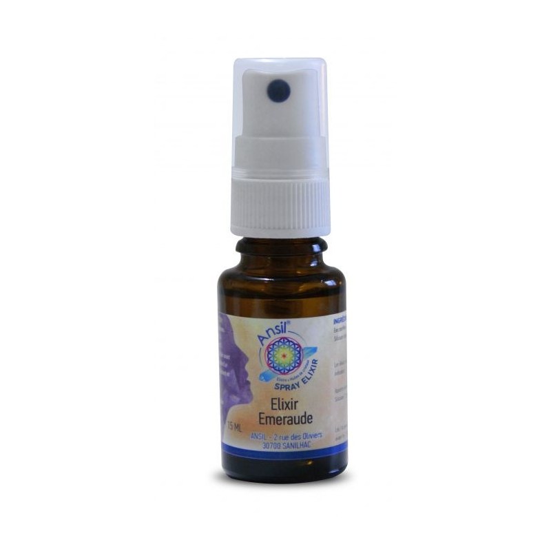 Élixir d’Émeraude - spray de 15 ml - Ansil - 2021 Élixir d’Émeraude - spray de 15 ml - Ansil - 2021