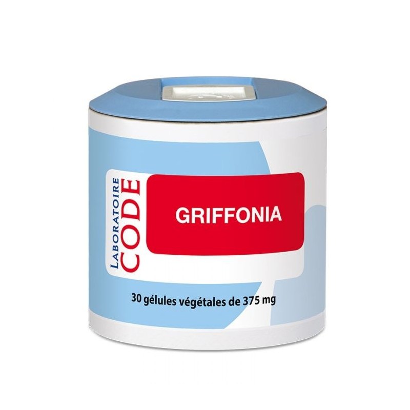 Griffonia - 30 gélules végétales - Laboratoire Code - 2020 Griffonia - 30 gélules végétales - Laboratoire Code - 2020